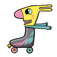 Rollerskate Sticker