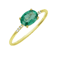 Emerald Sticker by Meira T