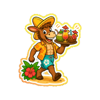 Beachclub Sanchito Sticker by Mr. Sancho's Cozumel