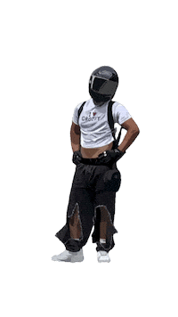 Art Biker Sticker