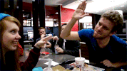 coreyvidal high five high self five GIF