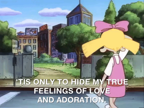 hey arnold nick splat GIF