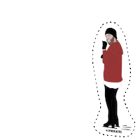 Happy Skate Sticker by Tracey Hoyng