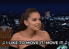 Move It Hailee Steinfeld GIF by The Tonight Show Starring Jimmy Fallon
