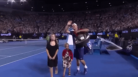 waving lleyton hewitt GIF by Australian Open