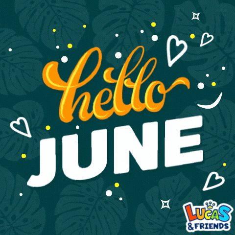 Hello June GIF by Lucas and Friends by RV AppStudios