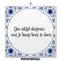 Humor Angst Sticker by Tegelspreuken.nl
