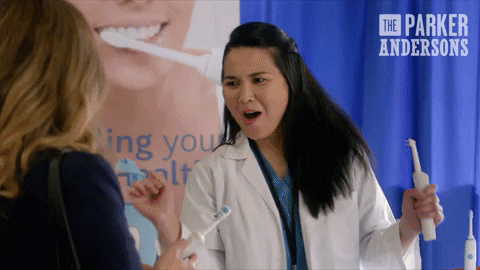 ameliaparkerseries giphyupload dance dentist 105 GIF