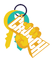 Crunch Fitness Key Chain Sticker by Crunch Gym