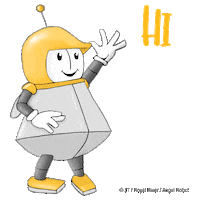 Robot Hello Sticker by Royalrivermusik