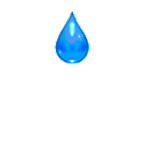 Water Dripping Sticker by Hunter