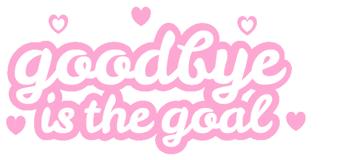 Goal Goodbye Sticker by Foster Bubbies