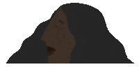 Tired Woman Sticker