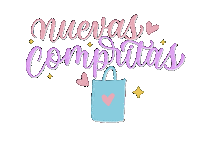 Lettering Compras Sticker