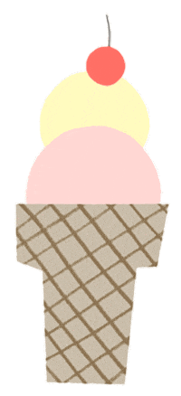 Melting Ice Cream Sticker by Meri Meri