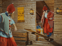 santa claus office thumbs up GIF by The Elves!