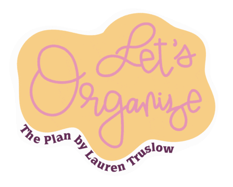 Organize The Plan Sticker by The Plan By Lauren Truslow