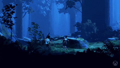 Scared Forest GIF by Xbox