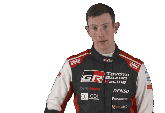 Elfyn Evans Toyota Sticker by FIA World Rally Championship