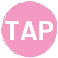 GetLots pink black tap taphere Sticker