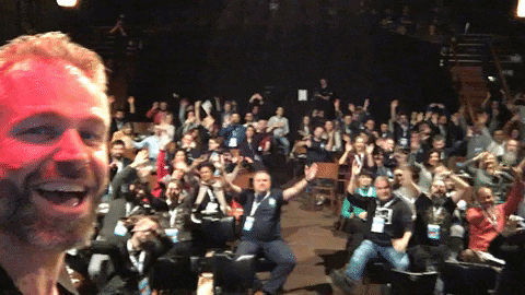 BrandNewGame giphyupload boomerang podium gamification GIF