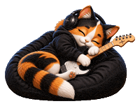 Cat Musica Sticker by Estúdio Legato