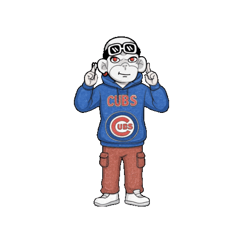 Chicago Cubs Win Sticker by Zhot