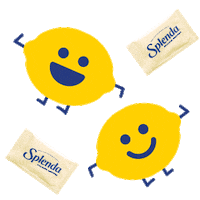 SplendaSweeteners happy dancing happy dance lemon Sticker