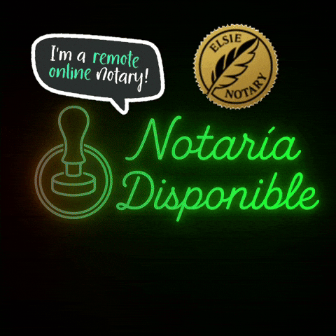 Notaria GIF by Elsie Notary