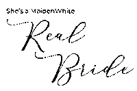MaidenWhite realbride real bride maidenwhite maiden white Sticker