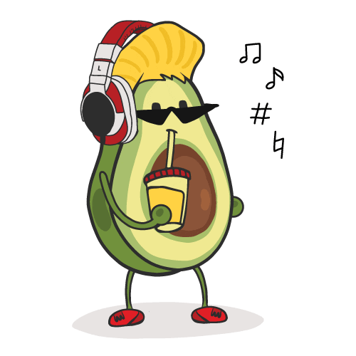 AvomanGrocer giphyupload happy music cool Sticker