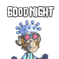 Good Night Animation Sticker by Planet XOLO