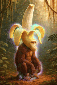 Monkey Banana GIF