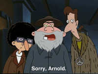 hey arnold nicksplat GIF