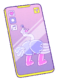 Phone Sticker by YK Animation Studio