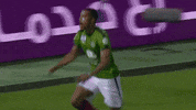 Ettifaq football celebration goal jump GIF