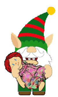 Santas Elves Christmas Sticker