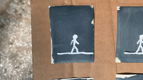 lynntomlinson giphygifmaker animation experimental walk cycle GIF