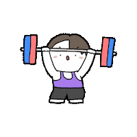 ddidu health exercise 운동 오운완 Sticker