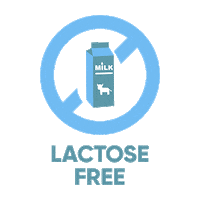 Lactose Free No Milk Sticker by Creative Area