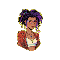 SentientCookie ash ashton conversation hearts comic art Sticker