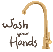 anniecchiang hands wash washyourhands anniecc Sticker