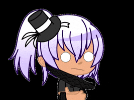 LunaOofer annoyed oc cutie blushing GIF