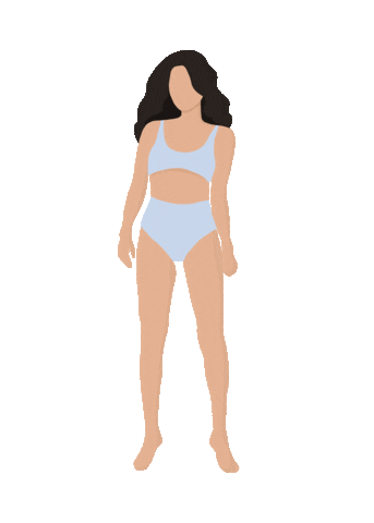 nekidswimwear summer beach bikini tan Sticker