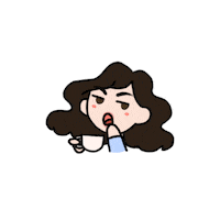 itsmiana cute reactions tea no way Sticker
