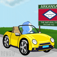 Travel Driving GIF by Pudgy Penguins