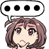 Dot Dot Dot Emoji Sticker by Jin