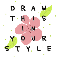 Artist Flower Sticker