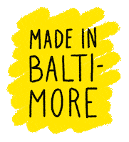 Baltimore Maryland Sticker by the Neighborhood Design Center