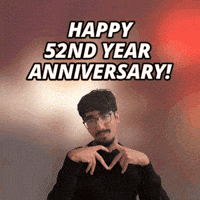 52 Year Anniversary GIF